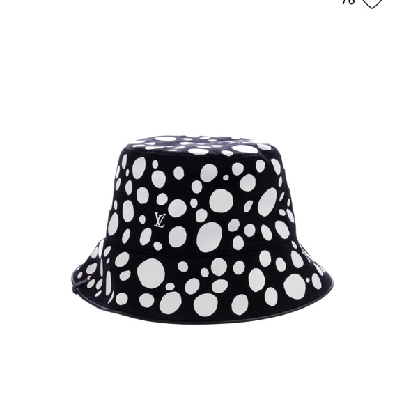 Louis Vuitton Black and White Polka dot reversible bucket hat - Picture 1 of 2